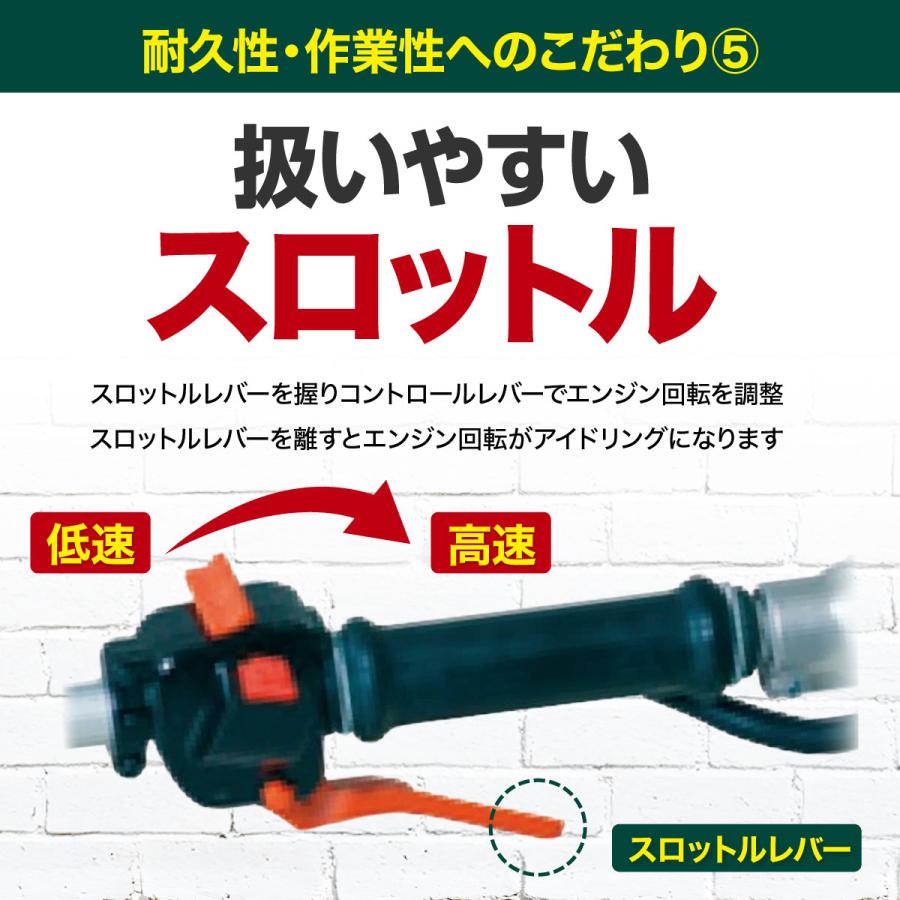 丸山製作所 26cc ターボギア搭載 肩掛式 エンジン 刈払機 草刈り機