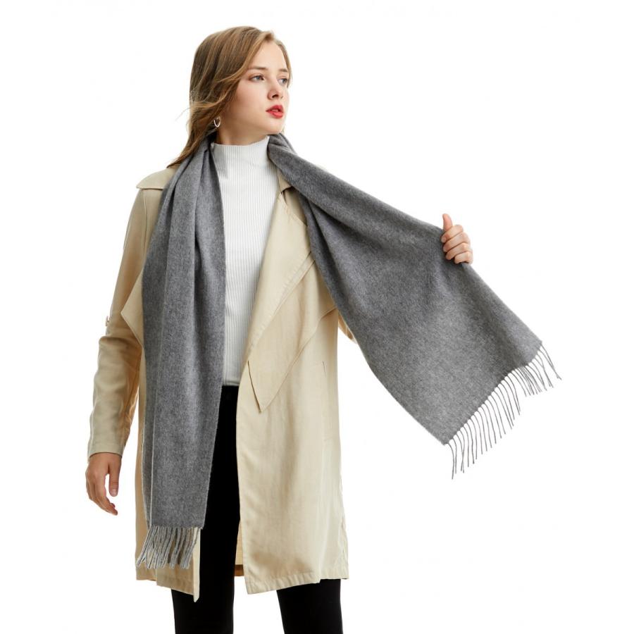 MARUYAMA マフラー 100%カシミヤスカーフ カシミヤマフラー 厚手130g