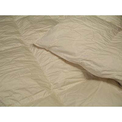 オゾン加工の羽毛ふとん・ホワイトグースダウン93％ : マルヨシ衣料