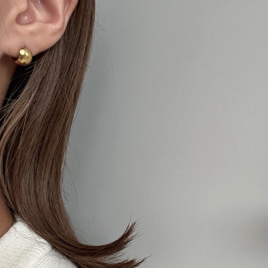 18k １８金 ピアス ゴールド シルバー ワンタッチ バックル シンプル ブランド プチプラ レディース メンズ |  | 01