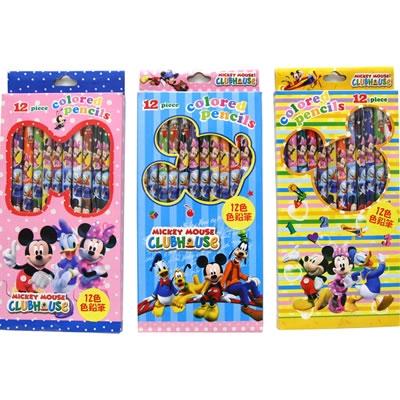 Disneyディズニーキャラクター12色鉛筆ミッキー＆ミニー : 丸悠