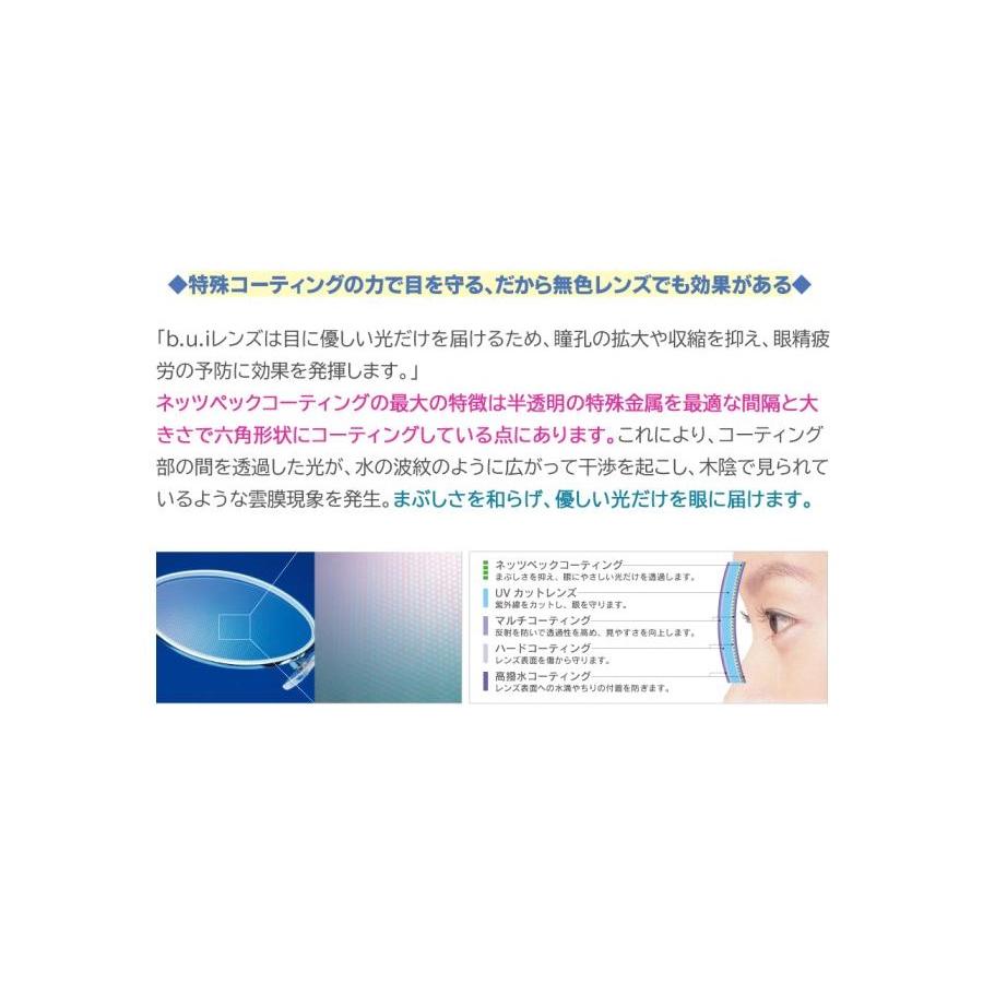 レンズ単品）度付き 1.67 非球面 b.u.i ビュイレンズ ネッツペック