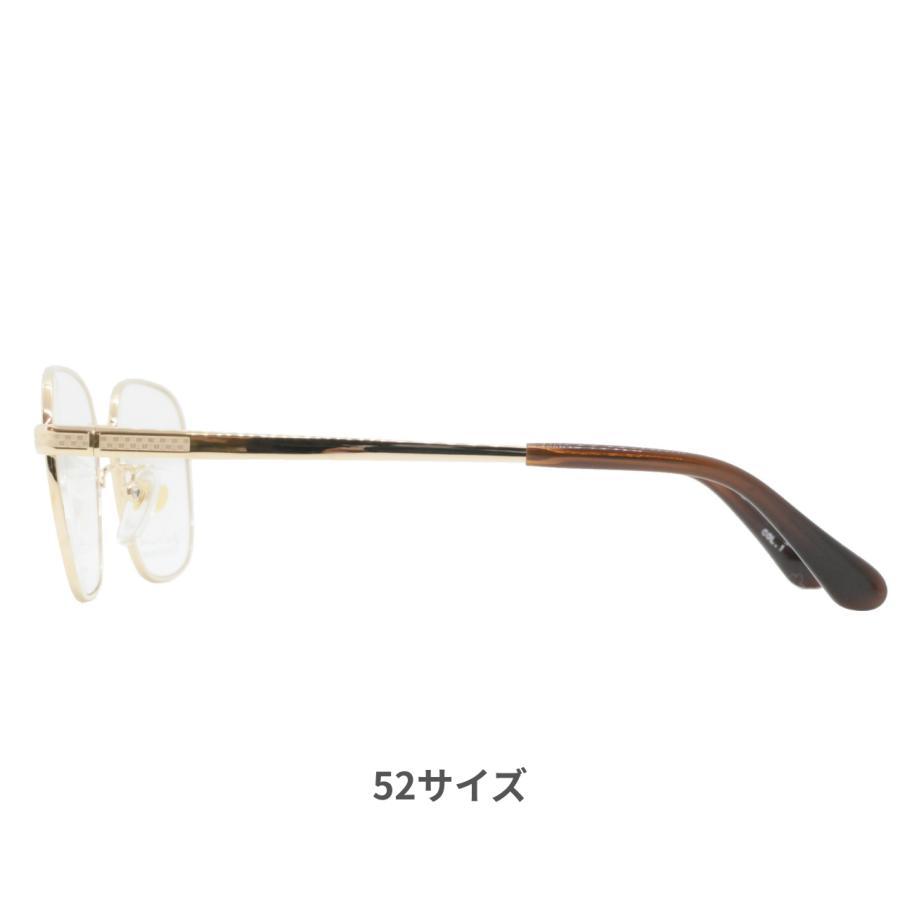 当時もの　メガネライト Light Plane ライトプレーン LP-1613 col.1 52サイズ ゴールド