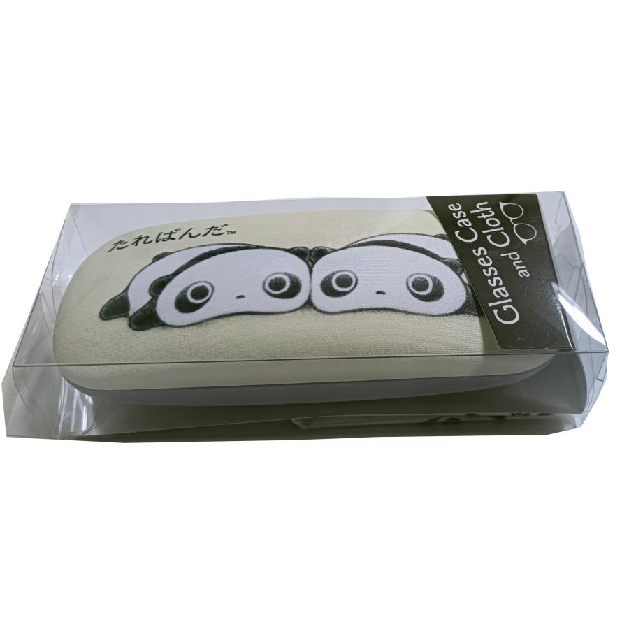 たれパンダ たれぱんだ メガネケース クロス付き メガネ拭き付き 眼鏡