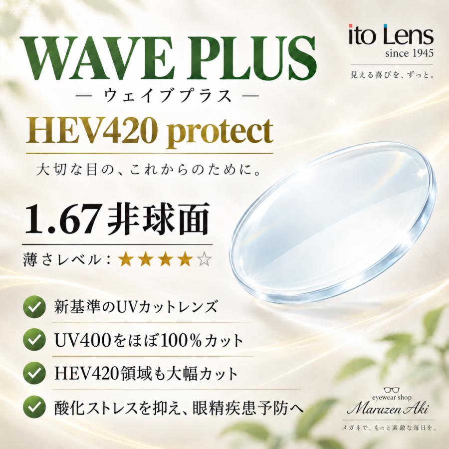 イトーレンズ ウェイブプラス167AS WP167AS メガネレンズ 1.67非球面