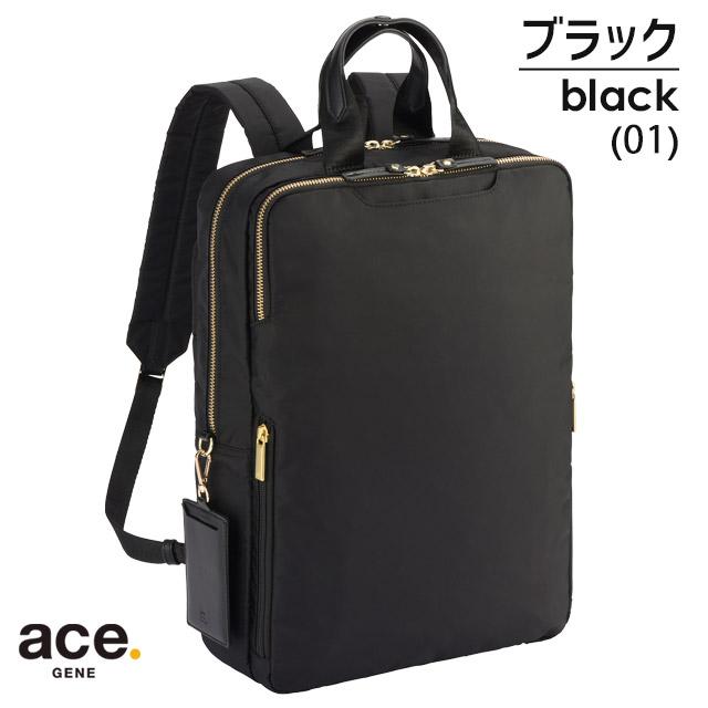 ace. GENE LABEL レディース 前持ち リュック ビジネスリュック 11