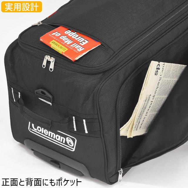 Coleman（コールマン） ボストンキャリーバッグ 77リットル 大容量 2輪