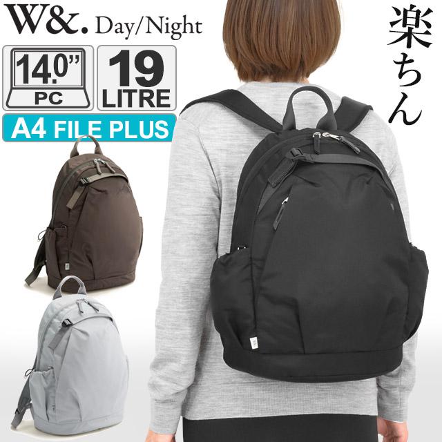 W＆.Day/Night（ダブルアンドデイナイト） レディース リュックサック