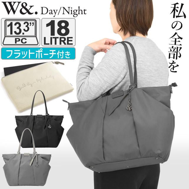 W＆.Day/Night（ダブルアンドデイナイト） レディース トートバッグ