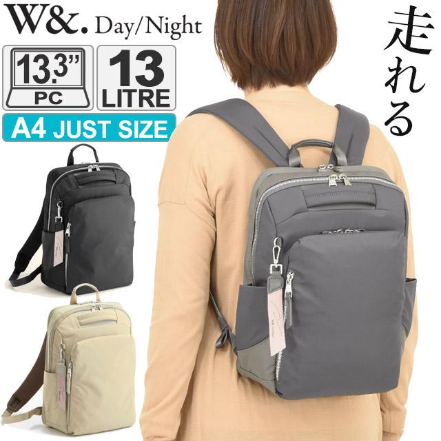 W＆.Day/Night（ダブルアンドデイナイト） レディース リュックサック