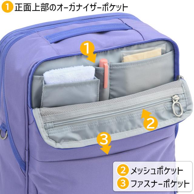 エースジーン キッズリュック 通学リュック 13〜17リットル 拡張型 ガジェタブU PC対応 A4 2ルーム スクエア ace. GENE 20071_17