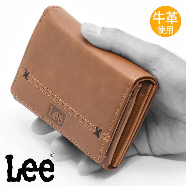 Lee（リー） 二つ折り 財布 小銭入れあり L字ファスナー クロス
