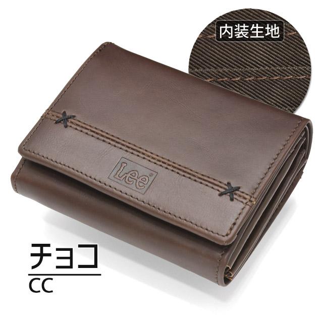 Lee（リー） 二つ折り 財布 小銭入れあり L字ファスナー クロス