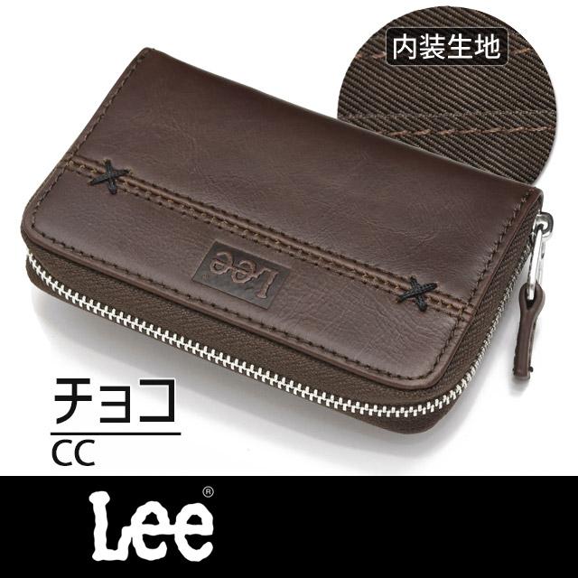 Lee（リー） 小銭入れ ラウンドファスナー コインケース クロス