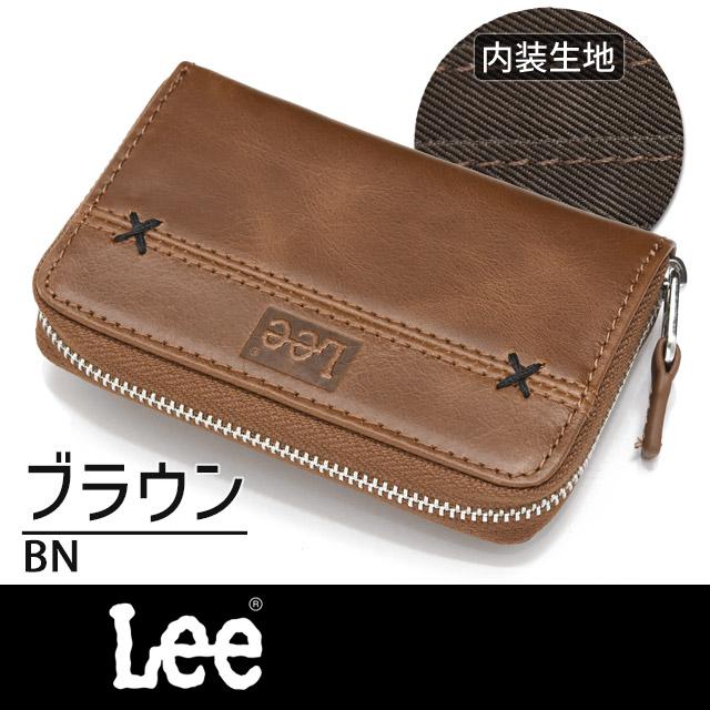 Lee（リー） 小銭入れ ラウンドファスナー コインケース クロス