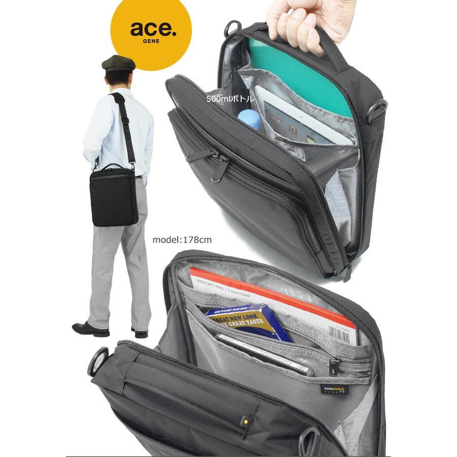 エースジーン ショルダーバッグ ace. GENE FLEX LITE Fit フレックスライト フィット メンズバッグ 通勤 紳士 54554｜maruzen-bag｜04