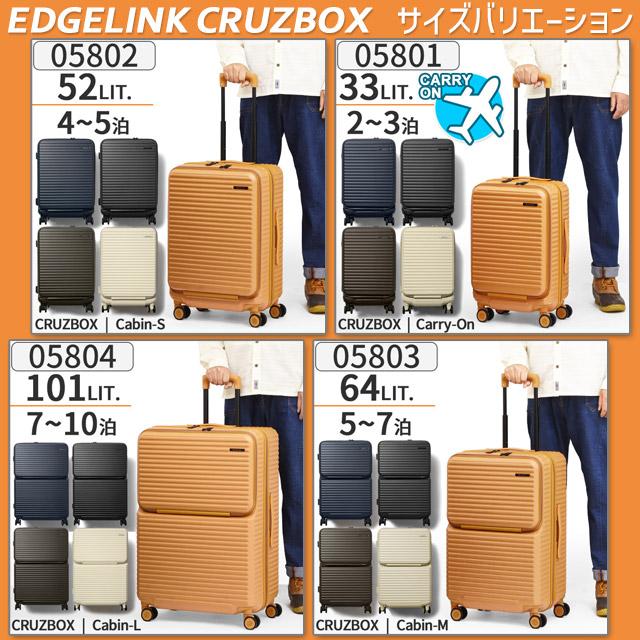 Ace（エース） エッジリンク ジッパータイプ EDGELINK スーツケース