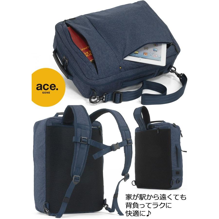 ace. GENE LABEL 【セール】エースジーン 3WAY ビジネスリュック