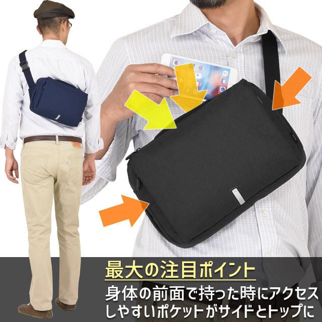ace. GENE LABEL エースジーン ショルダーバッグ ボディバッグ