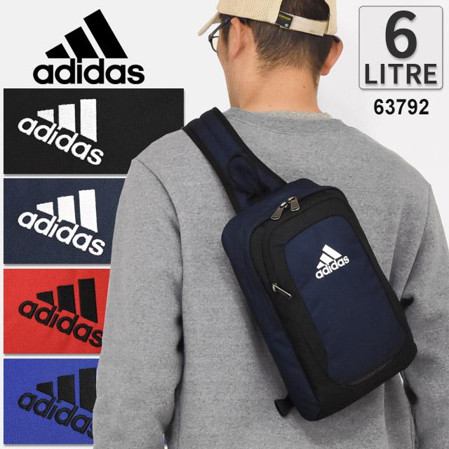 adidas（アディダス） ボディバッグ 6リットル 通学 自転車 軽量 遠足