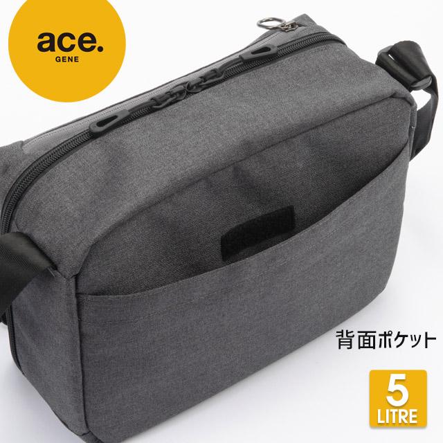 ace. GENE LABEL エースジーン ショルダーバッグ 5リットル ホバー