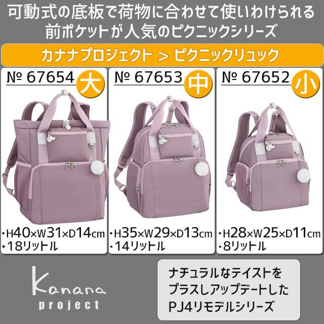 【セール】カナナ リュック Kanana カナナプロジェクト PJ4-3rd 8リットル ピクニックリュック (小) 67652｜maruzen-bag｜02