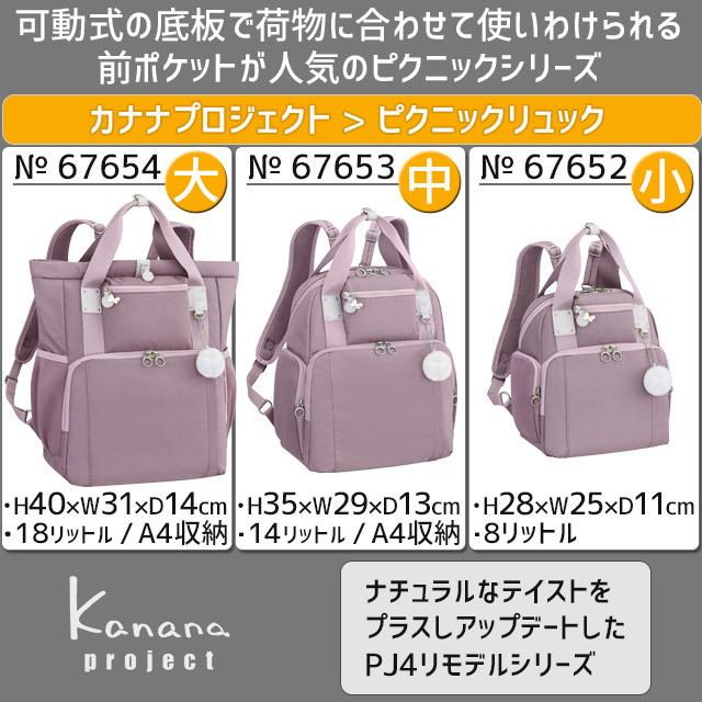 【セール】カナナ リュック Kanana カナナプロジェクト PJ4-3rd 14リットル ピクニックリュック (中) 67653｜maruzen-bag｜02