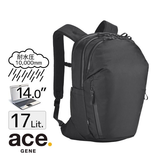 ☆新品☆ ace. エースリュック メンズ 17/20L 黒 ace. GENE LABEL エース リュック ラグレンティス ビジネスリュック A4