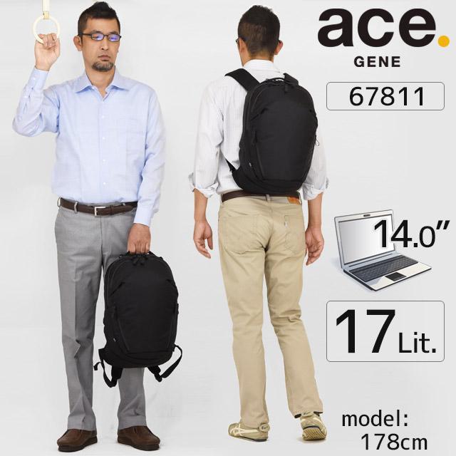 ace. GENE LABEL 【セール】エースジーン ビジネスリュック バック