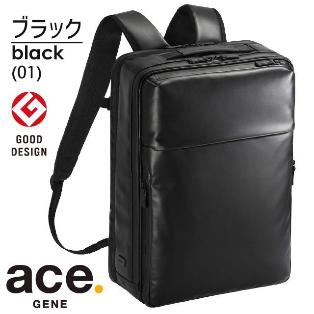 ace. GENE LABEL エースジーン ビジネスリュック バックパック 撥水 16