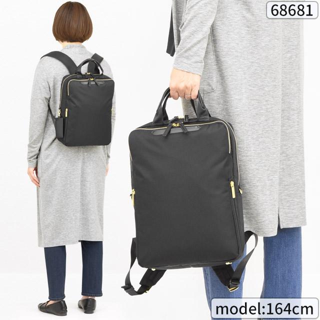 ace. GENE LABEL レディース 前持ち リュック ビジネスリュック 12