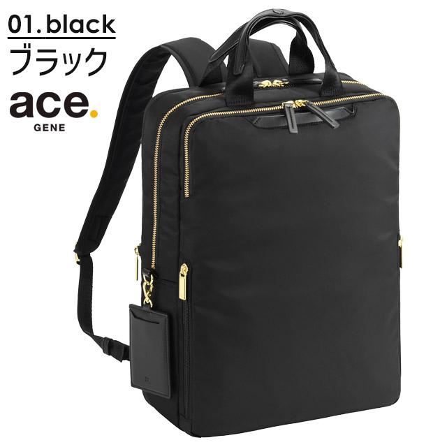 ace. GENE LABEL レディース 前持ち リュック ビジネスリュック 17〜20