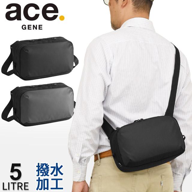 ace. GENE LABEL エースジーン ショルダーバッグ ラグレンティスクロス