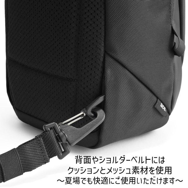 メンズバッグ ace. GENE LABEL エースジーン ボディバッグ ラグレンティスクロス