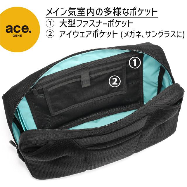 ace. GENE LABEL エースジーン ショルダーバッグ ボディバッグ ラグ
