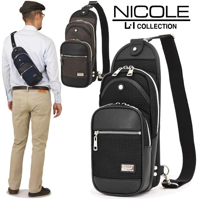ニコル ボディバッグ ワンショルダー ニューアーバン メンズ Nil229 Nil229 かばんのマルゼン 通販 Yahoo ショッピング