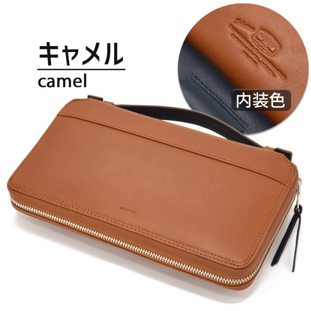 SOLATINA（ソラチナ） クラッチバッグ ラウンドファスナー 牛革 通帳