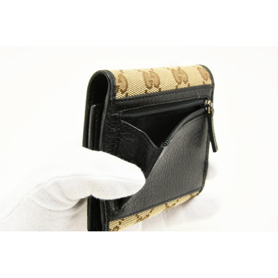 GG グッチ GUCCI 3つ折り財布 GGキャンバス ハート 212099 長期保管 色