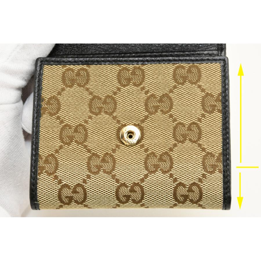 GG グッチ GUCCI 3つ折り財布 GGキャンバス ハート 212099 長期保管 色