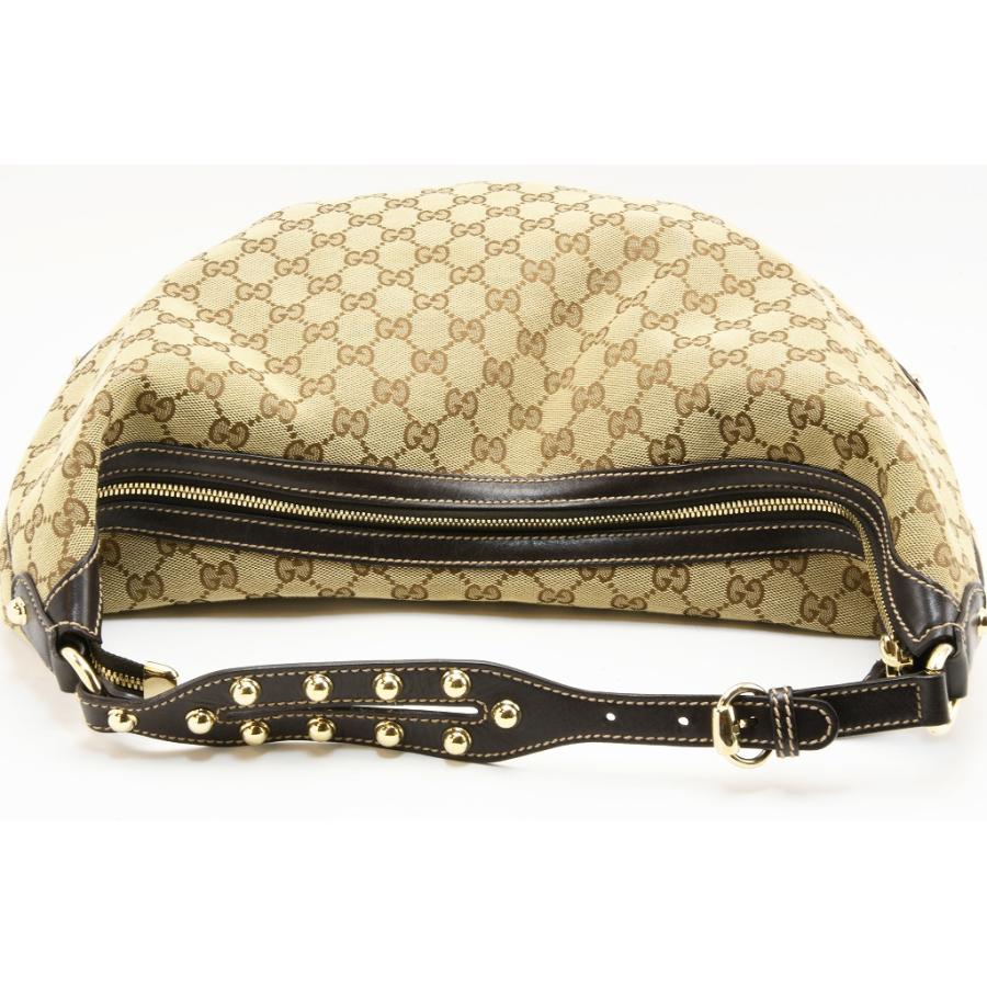 GGキャンバス グッチ GUCCI ワンハンド ショルダーバッグ 三日月 GGキャンバス グッチ GUCCI ワンハンド ショルダーバッグ 三日月