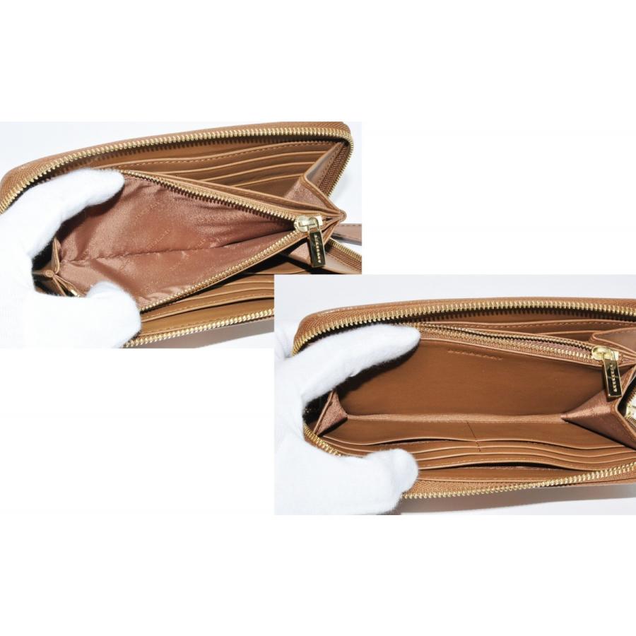 【美品】バーバリー 長財布 袋付き BURBERRY（バーバリー） 長財布 ラウンドファスナー チェック PVC