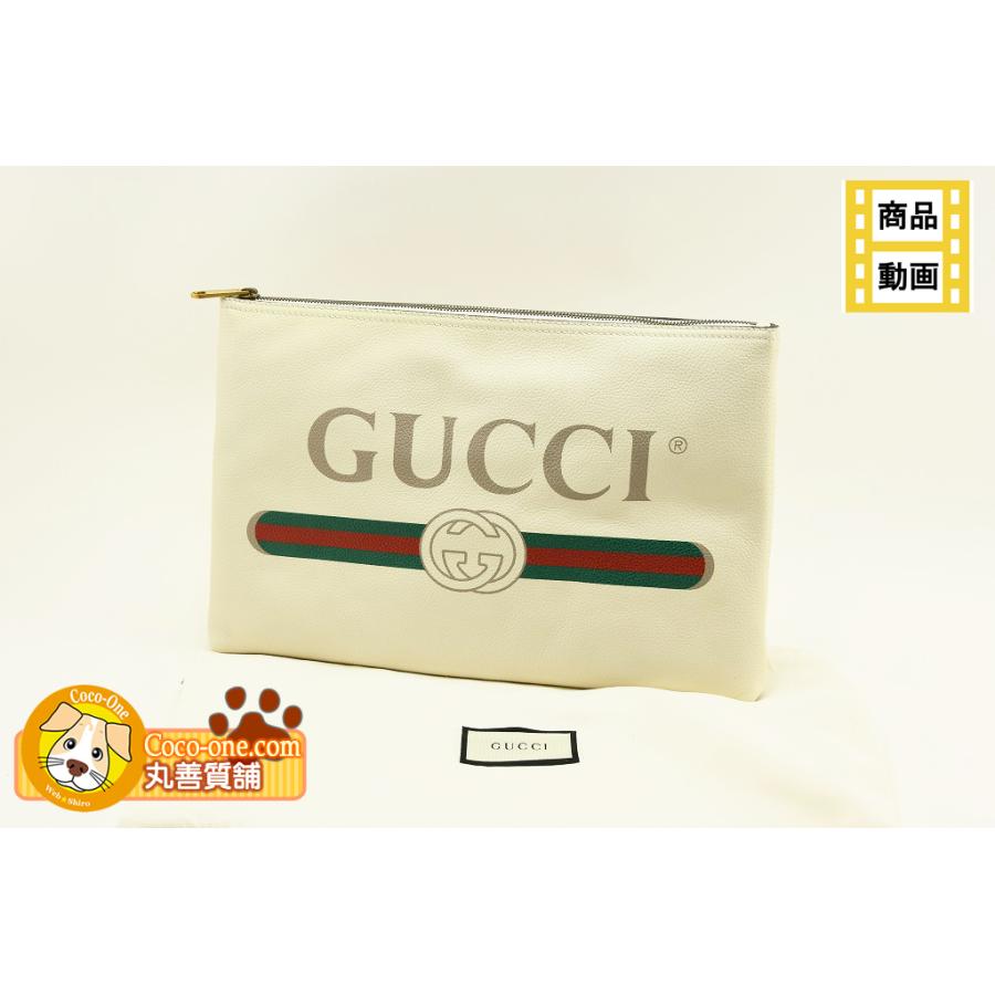GUCCI（グッチ） ミディアムポートフォリオ シェリーウェブ クラッチ