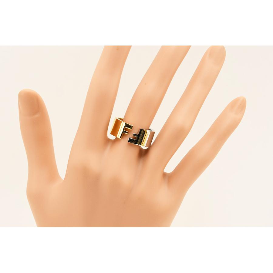 FENDI ゴールドリング マルチカラー