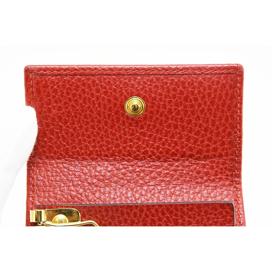 GG Marmont グッチ GUCCI GGマーモント レザー キーケース 6連 レッド