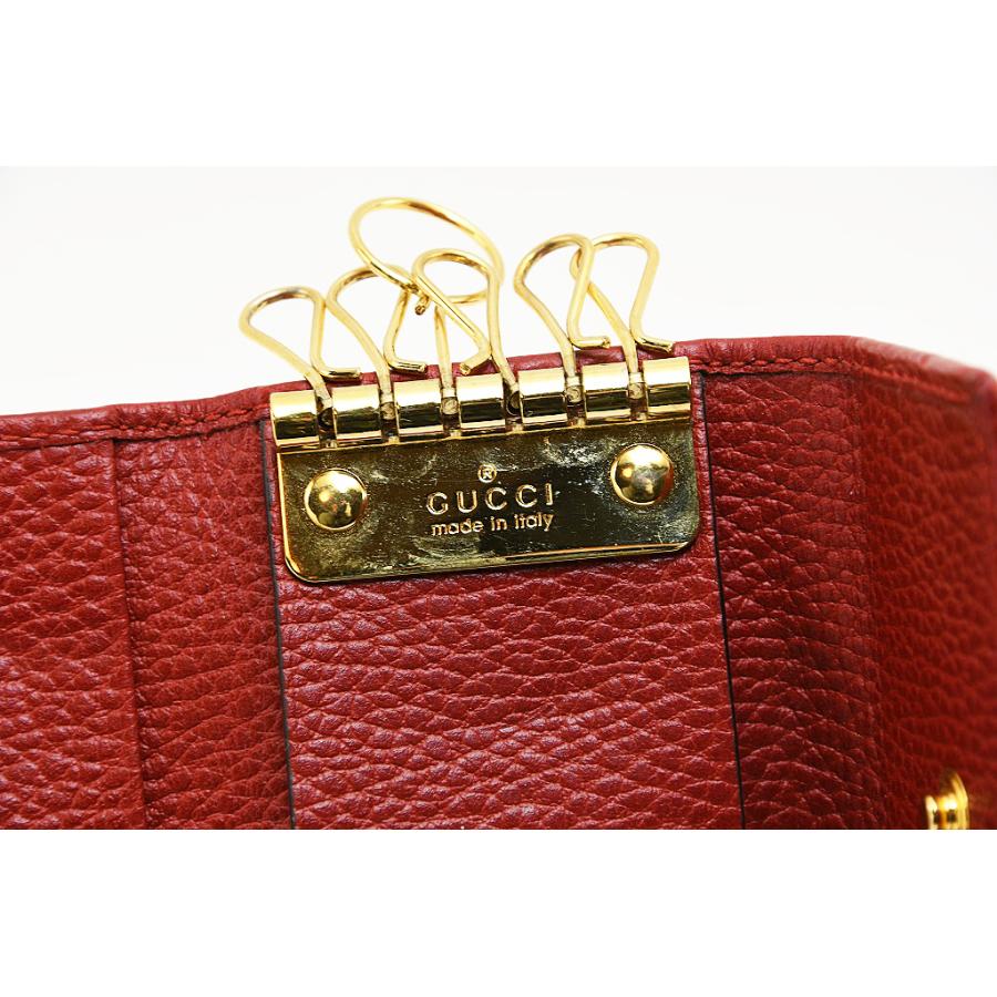 GG Marmont グッチ GUCCI GGマーモント レザー キーケース 6連