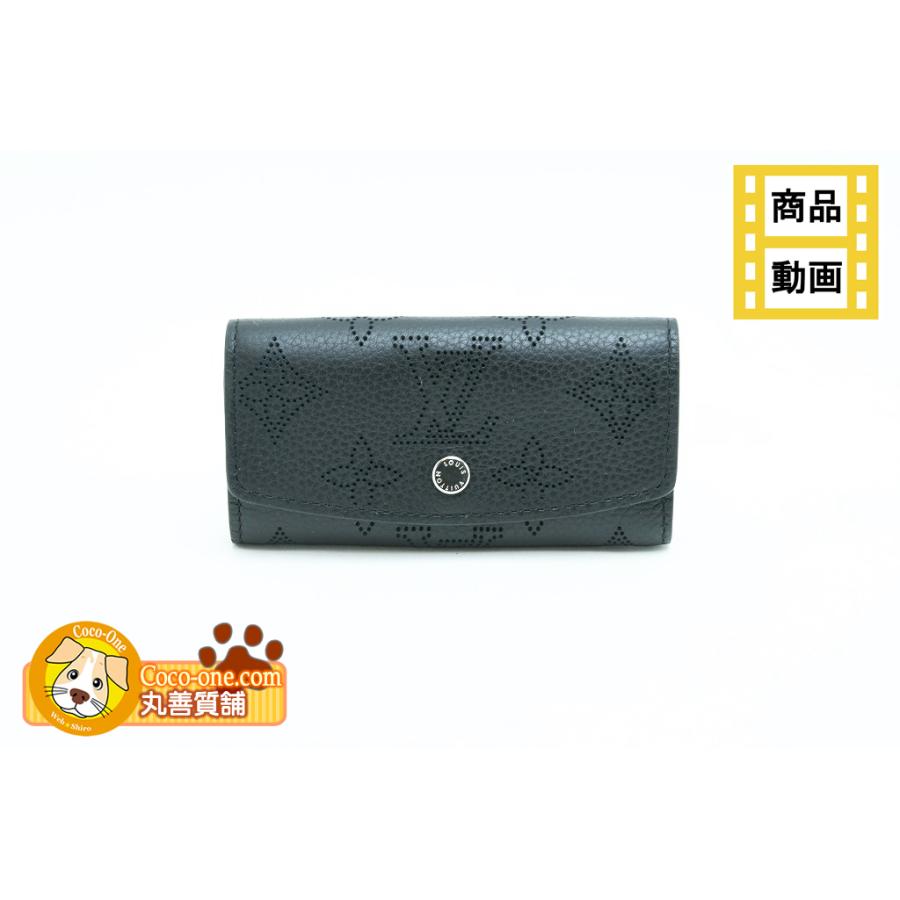 ルイヴィトン LOUIS VITTON キーケース4連 マヒナ ノワール M64054 未使用 長期保管品 程度SA 中古 送料無料 動画 Youtube | LOUIS VUITTON