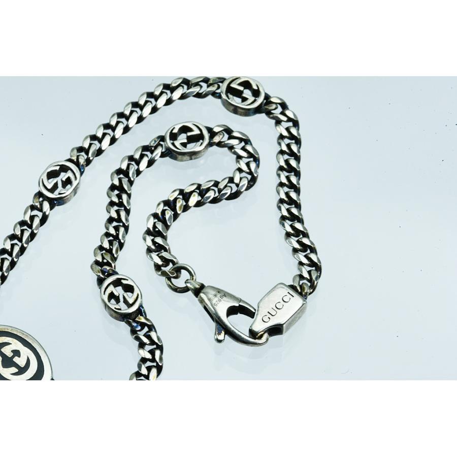 美品　付属品付　グッチ　インターロッキング　ブレスレット　シルバー　y2k GUCCI（グッチ） インターロッキングG シルバー ブレス 678657 未使用
