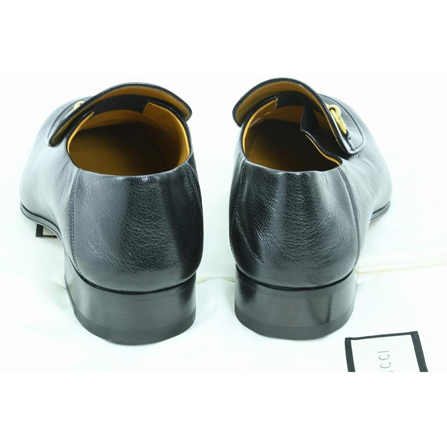 GUCCI（グッチ） ホーズビット ローファー レザーシューズ 黒 570894