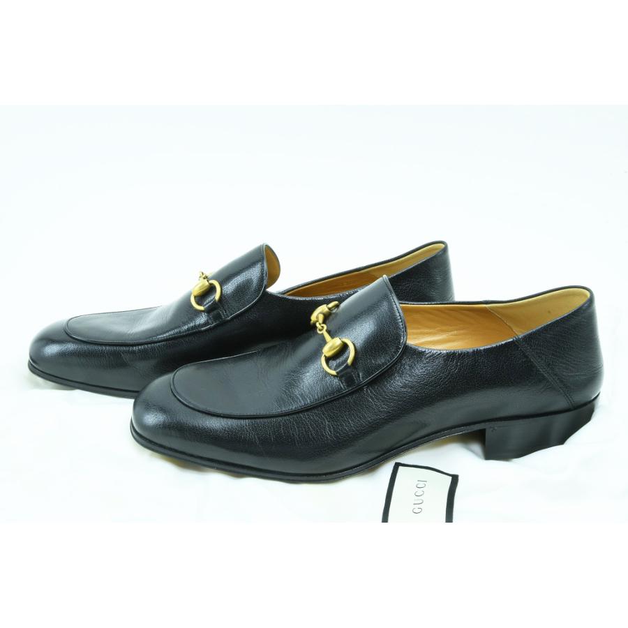 GUCCI（グッチ） ホーズビット ローファー レザーシューズ 黒 570894