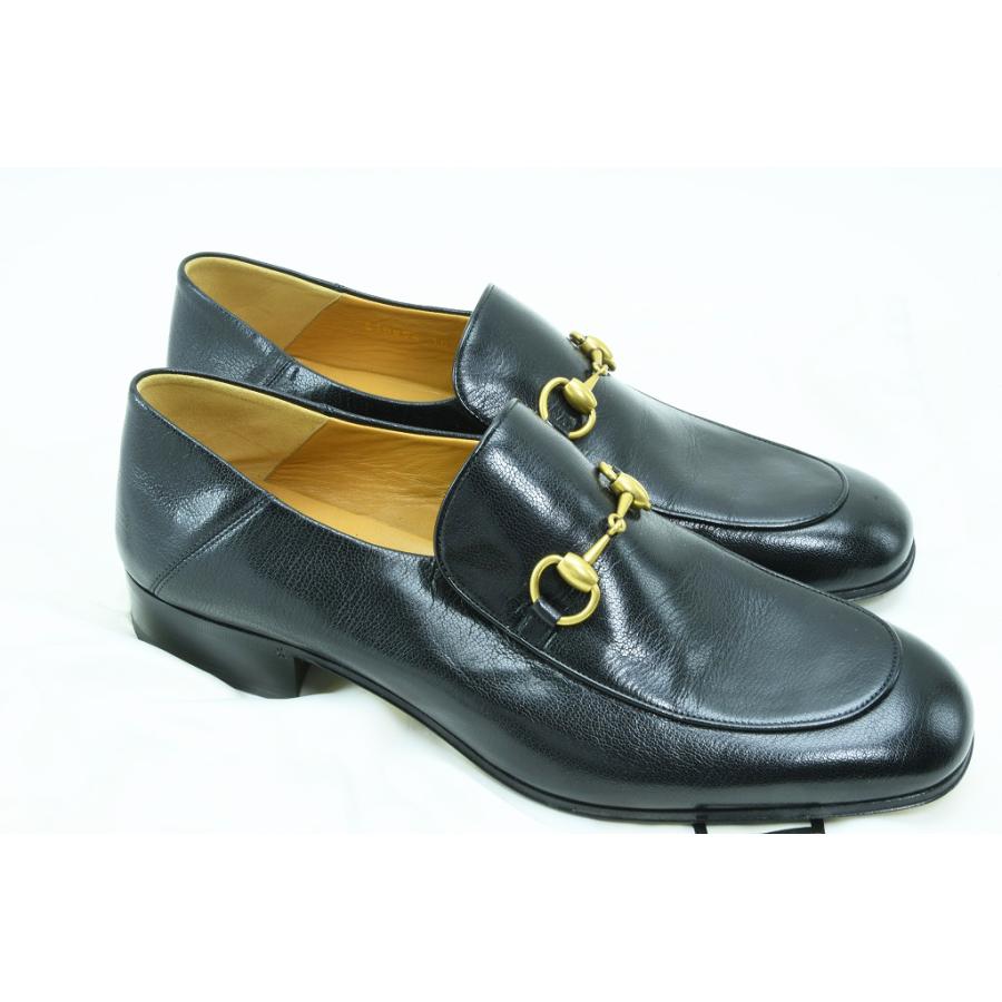 GUCCI（グッチ） ホーズビット ローファー レザーシューズ 黒 570894